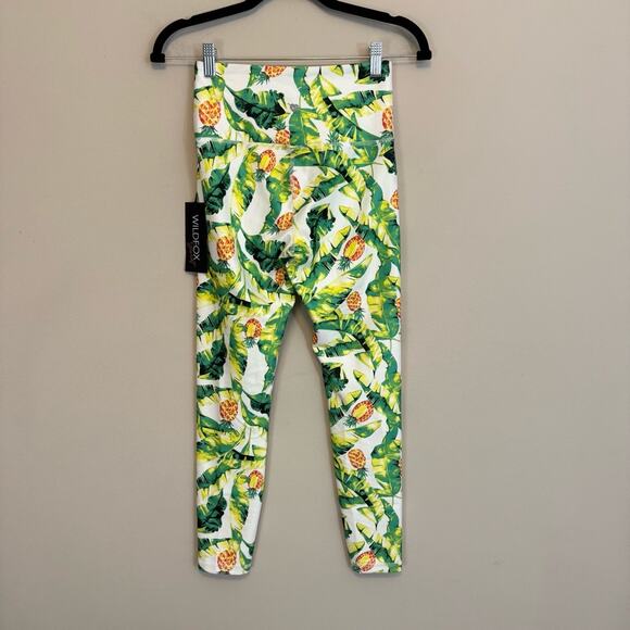 Wildfox Leggings Green Small NWT - Picture 2 of 5